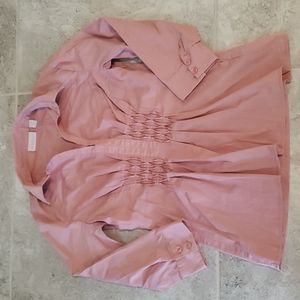 NY&Co Pink Dress Shirt - XS